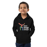 "Peace Through Parkour" Kids eco hoodie