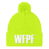 WFPF Embroidered on a Pom Pom Knit Cap... Choose your color! (Available in USA only... sorry!)